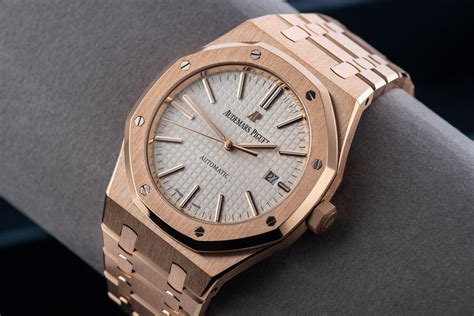 patek philippe royal oak rose gold|piguet royal oak price.